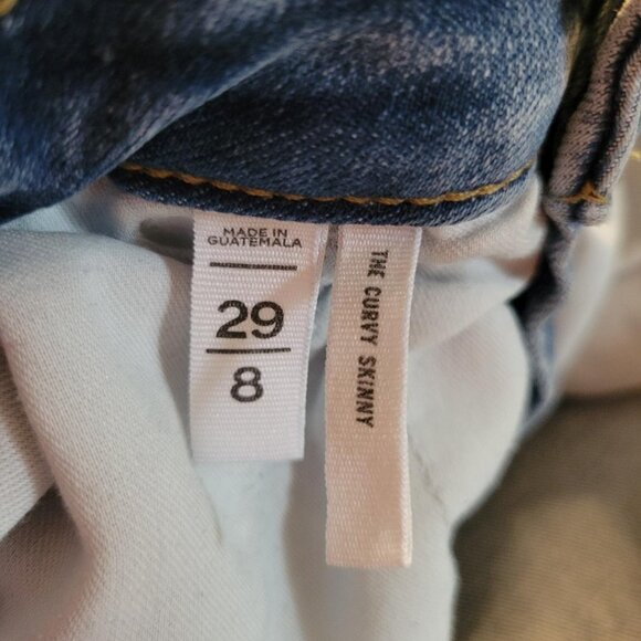 LOFT Denim Curvy Skinny Light Blue Jeans - Size 8/29 - Picture 11 of 16